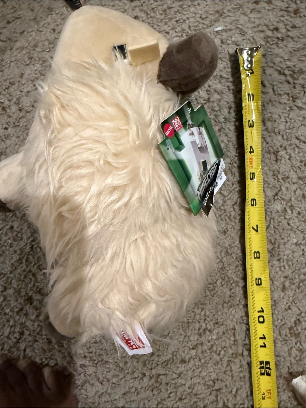 Minecraft Mojang Mattel Goat Plush Stuffed Animal new
